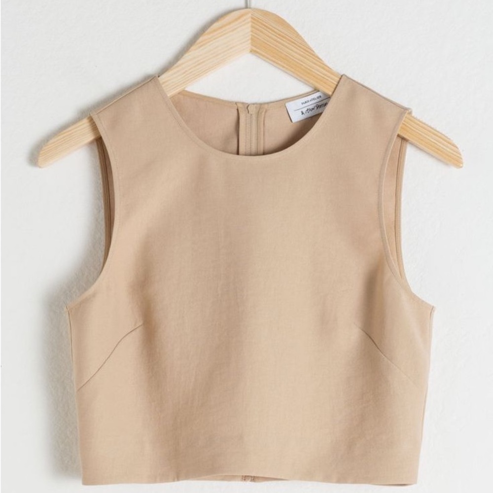 & Other Stories cropped Lyocell tank top NWOT